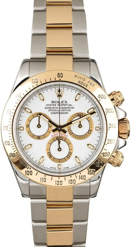 Rolex Cosmograph Daytona 116523, White stick dial, Oyster