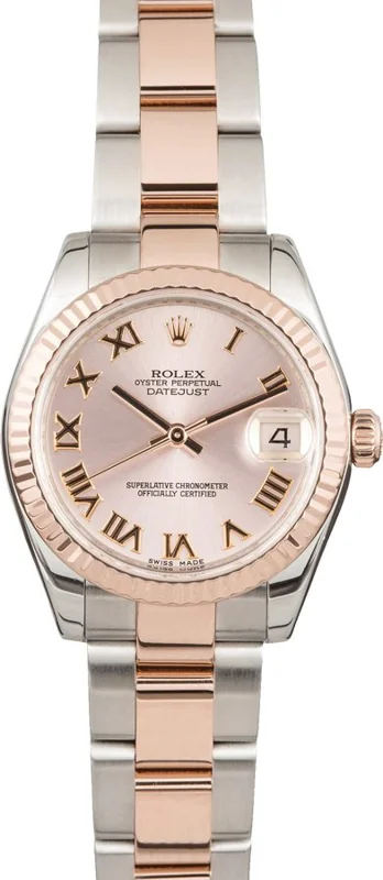 Rolex Datejust 31 178271, Pink Roman dial, Oyster