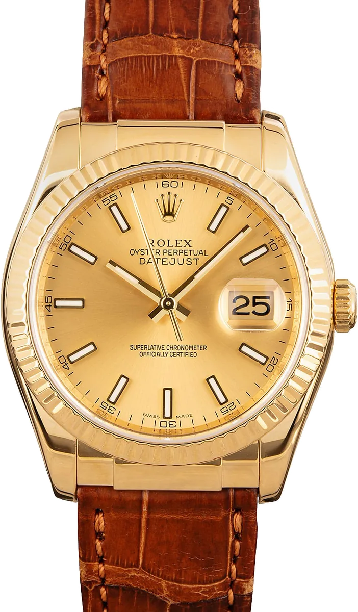 Rolex Datejust 40 Leather Strap