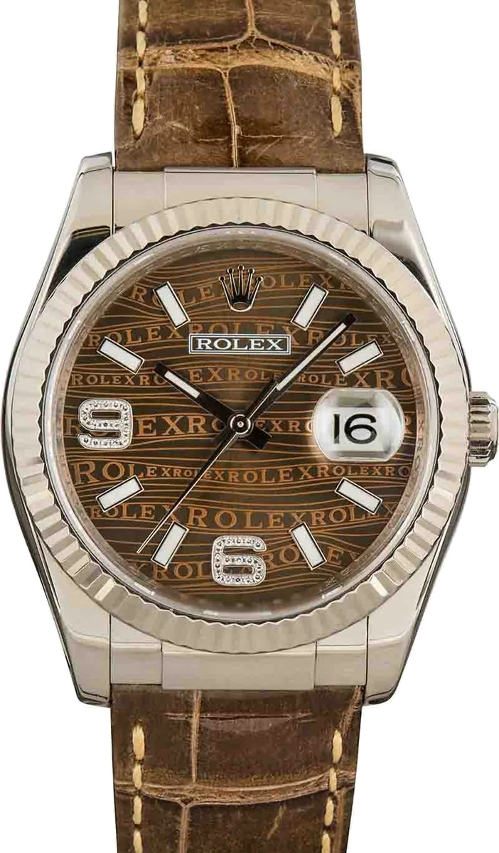 Rolex Datejust 40 Leather Strap (Discontinued 6-Digit) 116139
