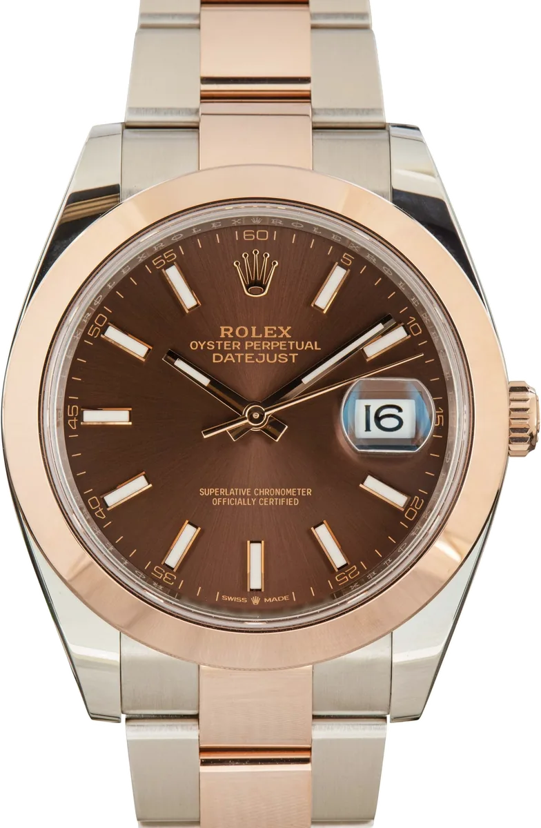 Rolex Datejust 41 (Current 6-Digit, Everose Rolesor) 126301