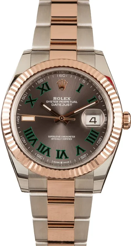 Rolex Datejust 41 126331, Slate Roman dial, Oyster