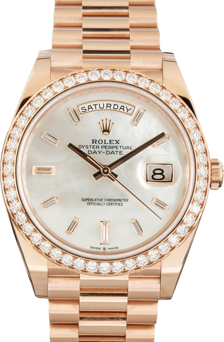 Rolex Day-Date 40 (228xxx, Diamond and Platinum Variants) 228345