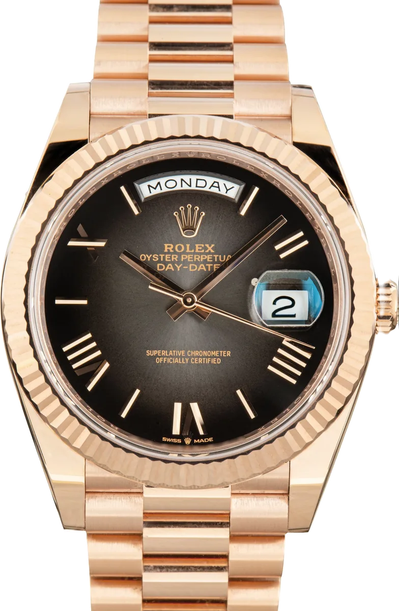 Rolex Day-Date 40 (White Gold, Everose & Platinum) 228235