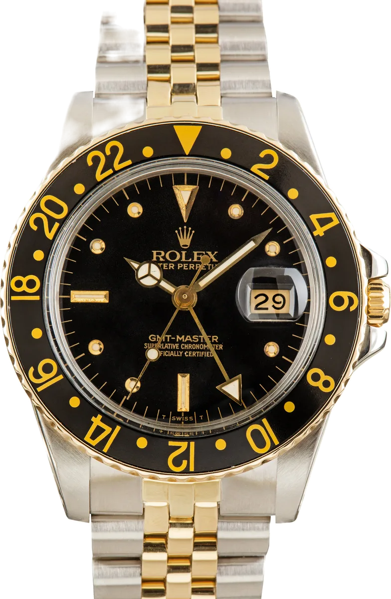 Rolex GMT-Master II (5-Digit & Vintage, Aluminum Bezel) 16753