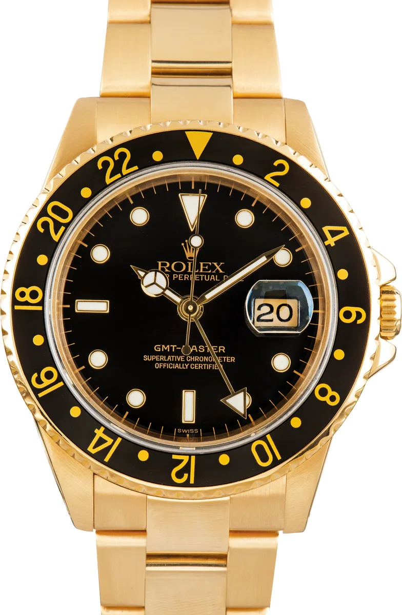 Rolex GMT-Master II (5-Digit & Vintage, Aluminum Bezel) 16758