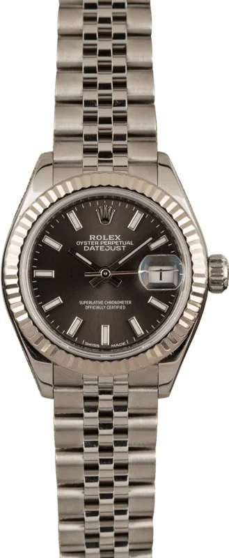 Rolex Lady-Datejust 28 279174, Slate stick dial, Jubilee