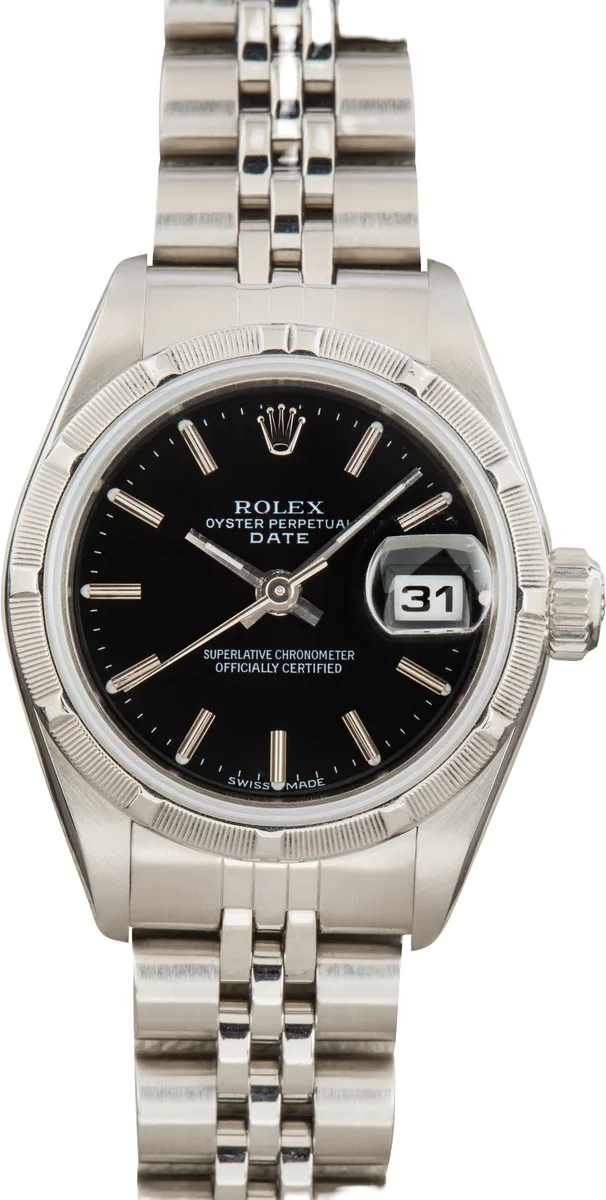 Rolex Oyster Perpetual Date 26 Ladies (5-Digit Steel) 69190