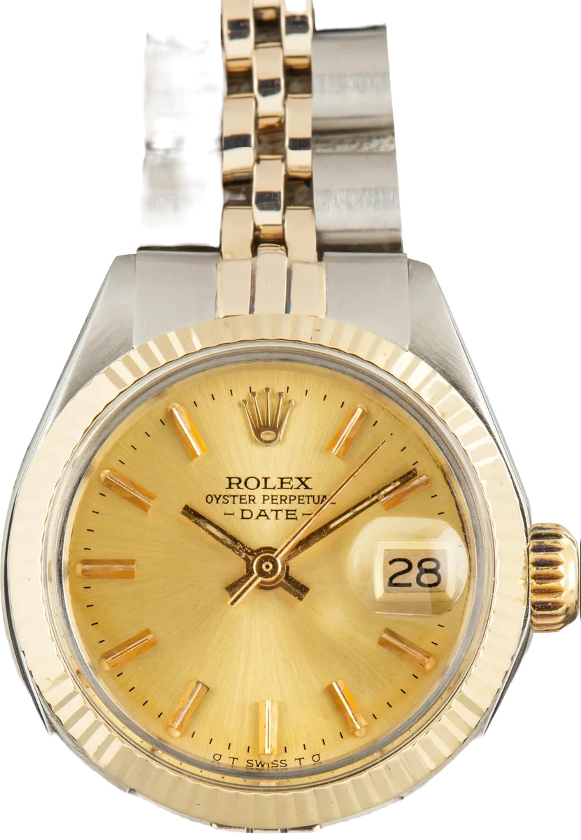 Rolex Oyster Perpetual Date 26 Ladies (Two-Tone & Gold) 6916