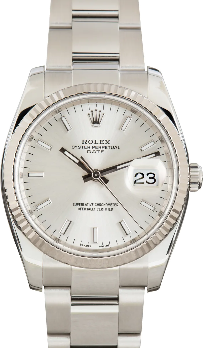 Rolex Oyster Perpetual Date 34 (5-Digit Steel) 115234