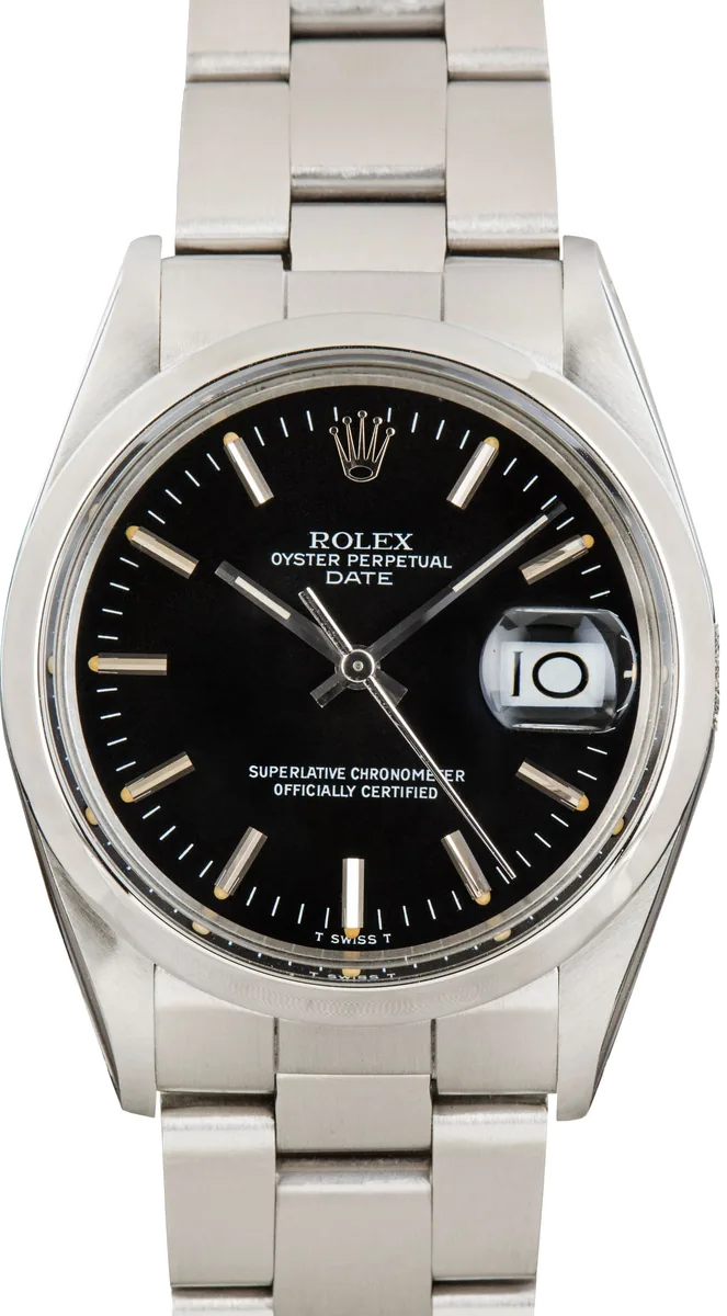 Rolex Oyster Perpetual Date 34 (5-Digit Steel) 15000
