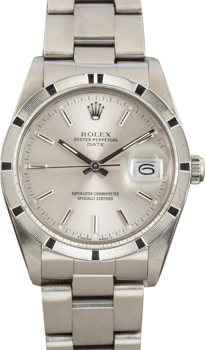 Rolex Oyster Perpetual Date 34 (5-Digit Steel) 15010
