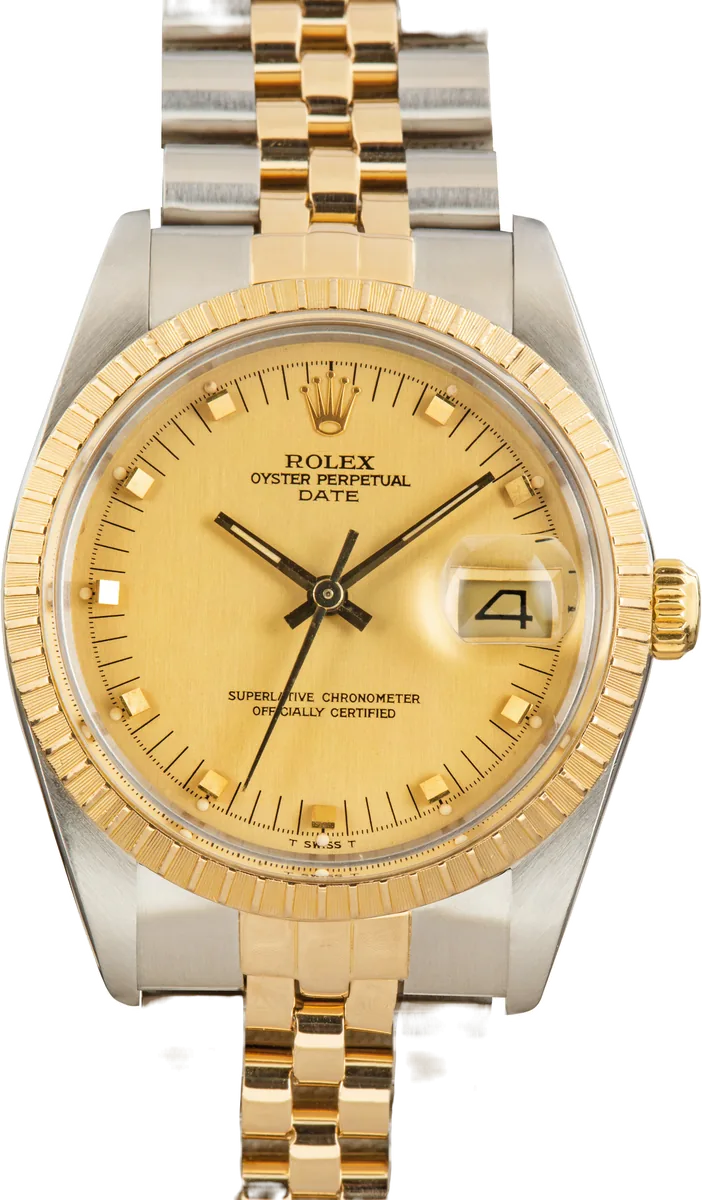 Rolex Oyster Perpetual Date 34 (5-Digit Two-Tone & Gold) 15053