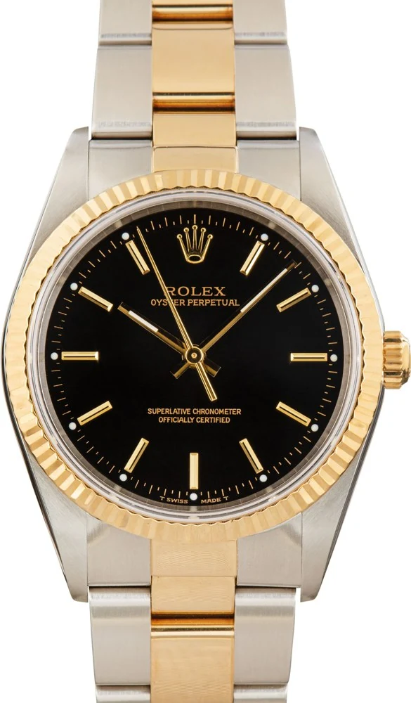 Rolex Oyster Perpetual (Two-Tone and Gold) 14233