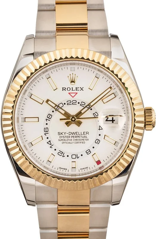 Rolex Sky-Dweller 326933, White stick dial, Oyster