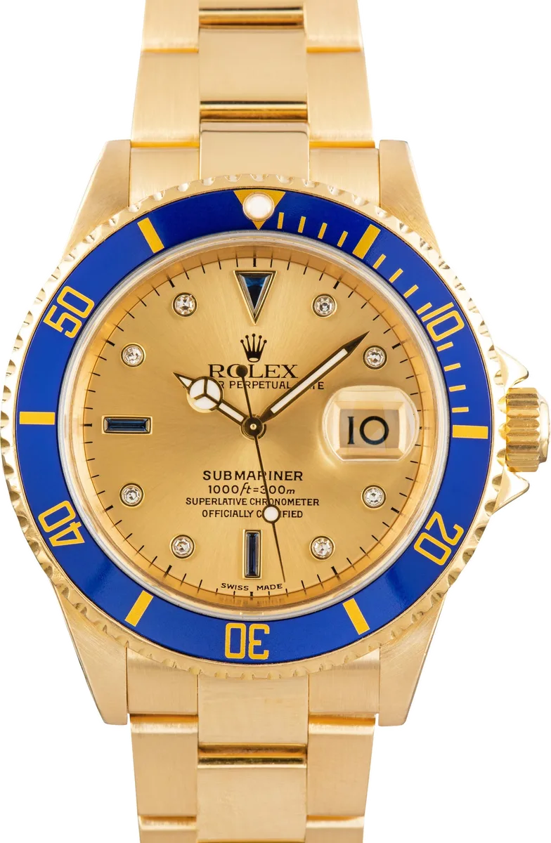 Rolex Submariner Date (5-Digit, Gold & Two-Tone) 16618