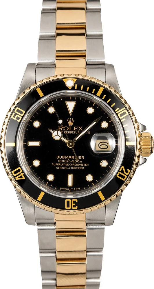Rolex Submariner Date (5-Digit, Gold & Two-Tone) 16803