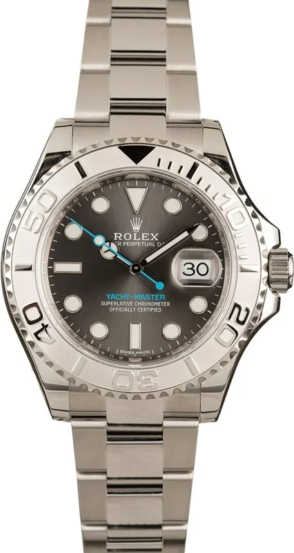 Rolex Yacht-Master 40 116622, Rhodium stick dial, Oyster